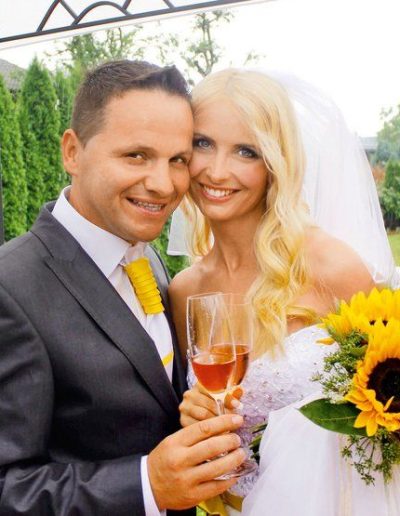 Jani Pavec pevec Atomic harmonik in žena Nina